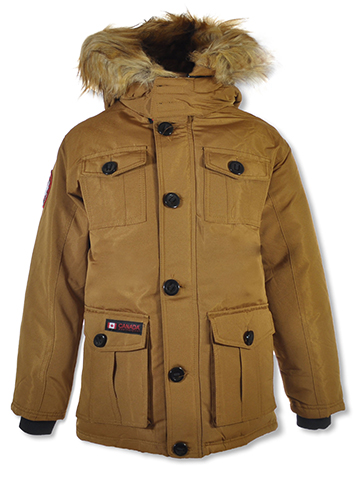 Canada Weather Gear Boys' Faux-Fur Parka - CookiesKids.com