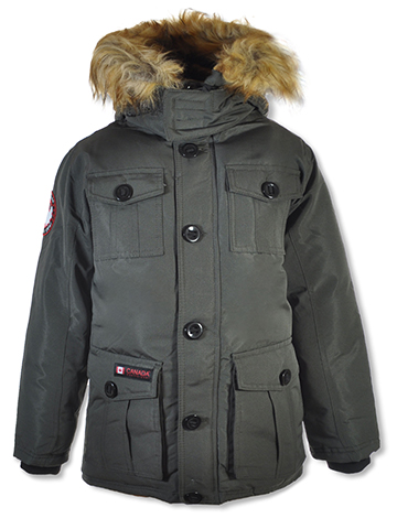 Canada Weather Gear Boys' Faux-Fur Parka - CookiesKids.com