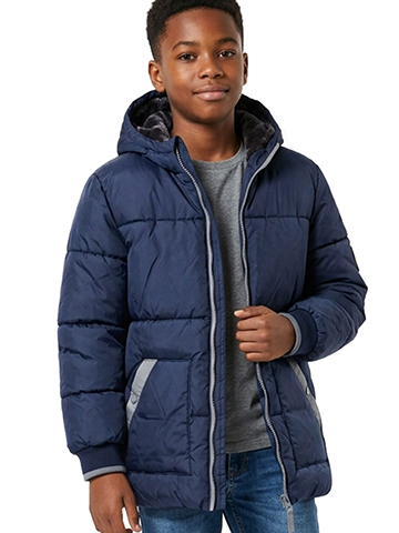 iXtreme Boys' Hooded Puffer Winter Jacket - CookiesKids.com