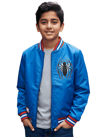 Spider-Man Boys' Varsity Team Jacket - CookiesKids.com