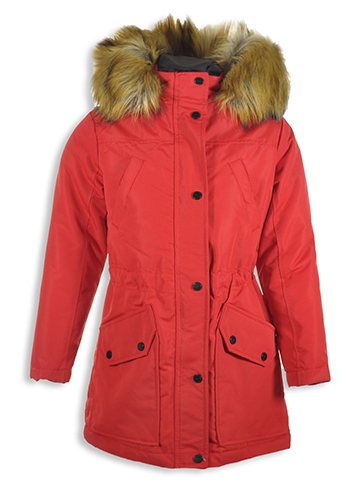 Urban Republic Girls' Ballistic Anorak Fur Trim - CookiesKids.com