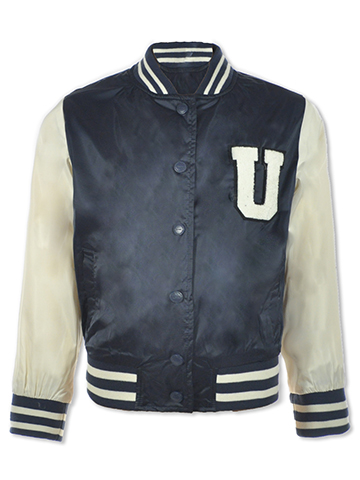 Urban Republic Girls' Sateen Varsity Jacket - CookiesKids.com