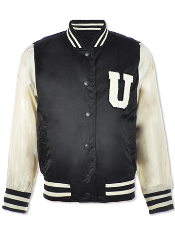 Urban Republic Girls' Sateen Varsity Jacket - CookiesKids.com
