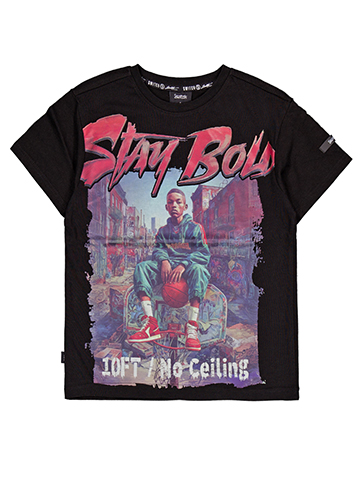 Switch Boys' Stay Bold Short Sleeve Graphic T-Shirt - CookiesKids.com