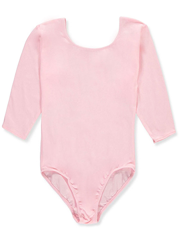 Jacques Moret Big Girls' 3/4 Sleeve Dancewear Leotard (Sizes 7 - 16) - CookiesKids.com