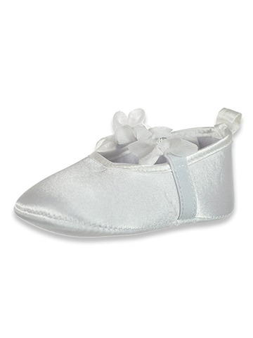 Laura Ashley Baby Girls' Jewel Flower Dress Booties - CookiesKids.com