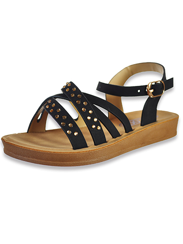Coco Jumbo Girls' Rhinestone Strap Sandals - CookiesKids.com