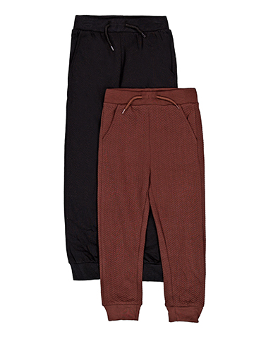 Kenneth Cole Boys' Textured/Basic Jogger Pants Multipack - CookiesKids.com