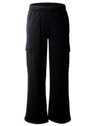 New Balance Girls' Wide Leg Fleece Cargo Pants - CookiesKids.com