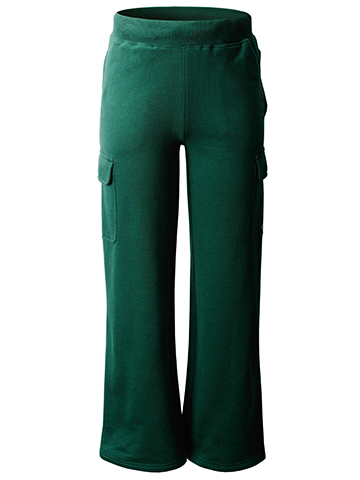 New Balance Girls' Wide Leg Fleece Cargo Pants - CookiesKids.com