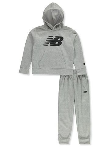 New Balance Boys' 2-Piece Fleece Joggers Set Outfit - CookiesKids.com