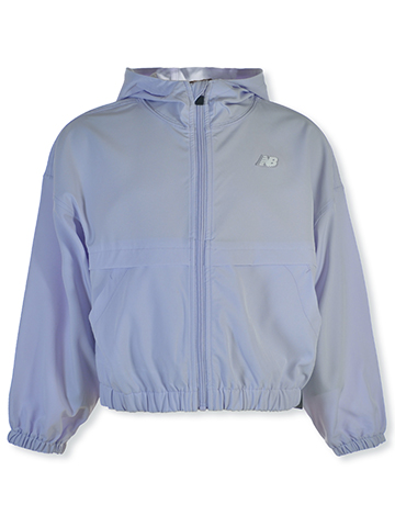 New Balance Girls' Woven Windbreaker Jacket - CookiesKids.com