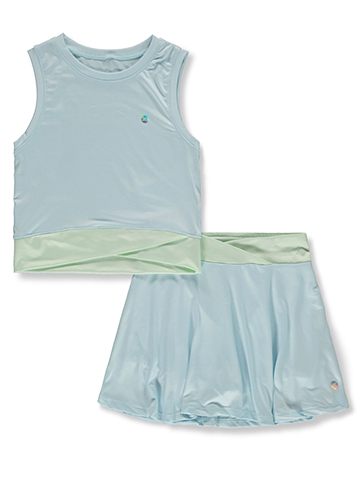 RBX Girls' 2-Piece Tennis Skorts Set Outfit - CookiesKids.com