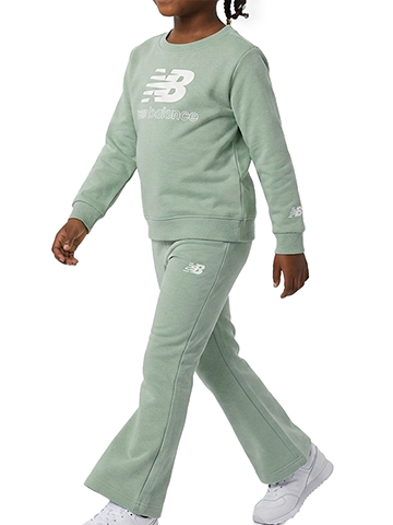 New Balance Girls' 2-Piece Flared Pants Set Outfit - CookiesKids.com