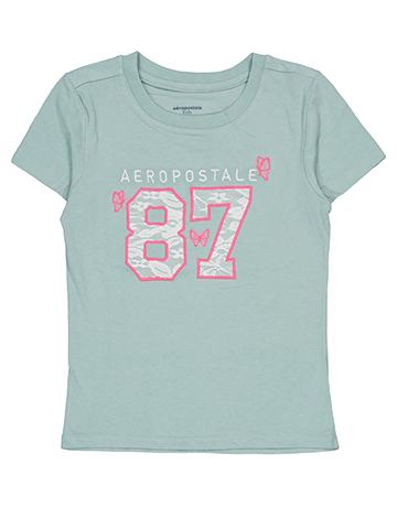 Aeropostale Girls' 87 Graphic Short Sleeve T-Shirt - CookiesKids.com