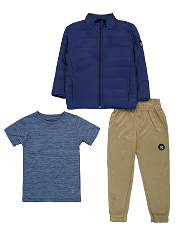 RBX Boys' Padded Jacket Tee and Pants Set - CookiesKids.com