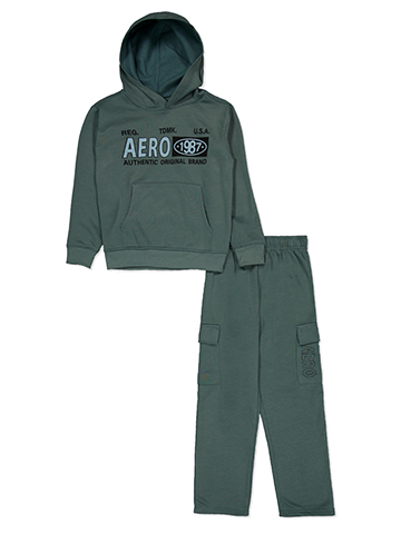 Aeropostale Boys' Hoodie and Cargo Pants Set - CookiesKids.com