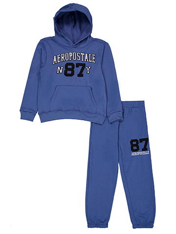 Aeropostale Boys' 2-Piece NY 87 Hoodie and Jogger Set - CookiesKids.com