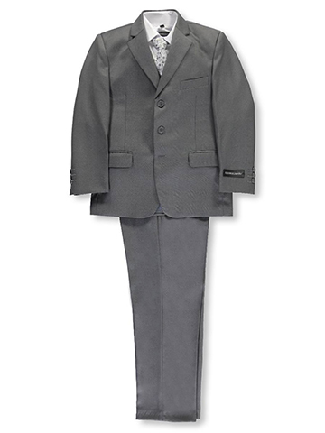 Kids World Big Boys' “In Charge” 5-Piece Suit (Sizes 8 – 20) - CookiesKids.com