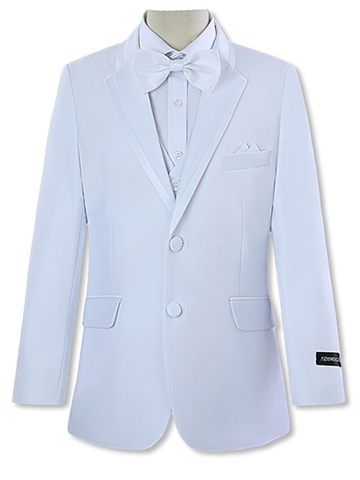 Kids World Big Boys' 5-Piece Tuxedo Suit - CookiesKids.com