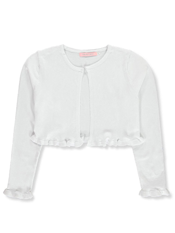 Pink Butterfly Girls’ Knit Shrug - CookiesKids.com