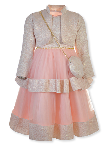 Sweet Butterfly Girls' 3-Piece Dress Pocket Book Set - CookiesKids.com