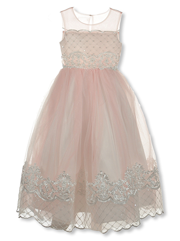 Pink Butterfly Girls' Illusion Mist Dress - CookiesKids.com