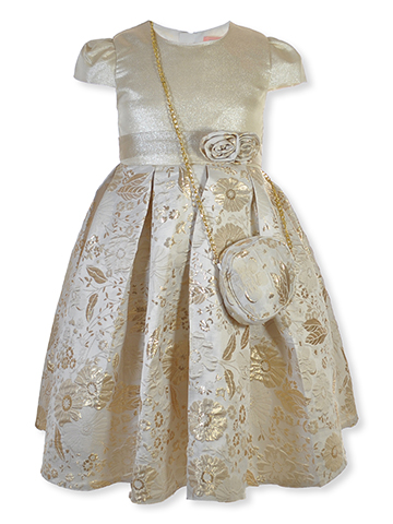 Sweet Butterfly Girls' 2-Piece Dress Pocket Book Set - CookiesKids.com