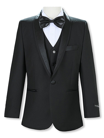 Kids World Boys’ 5-Piece Suit Tuxedo - CookiesKids.com
