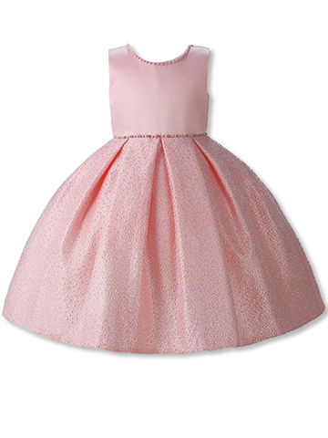 Pink Butterfly Girls' Sleeveless Dress - CookiesKids.com