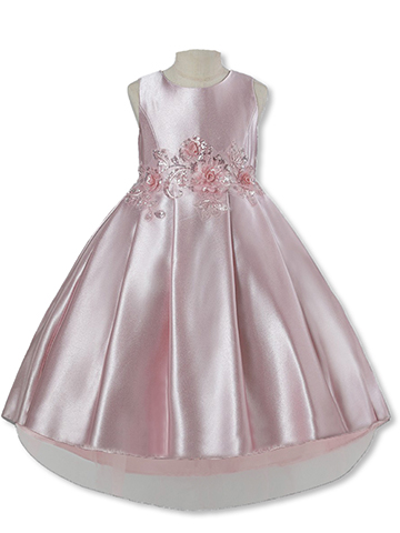 Pink Butterfly Girls' Pearl Rose Dress - CookiesKids.com