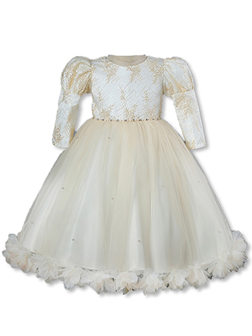 Pink Butterfly Girls' RoseStitch Dress - CookiesKids.com