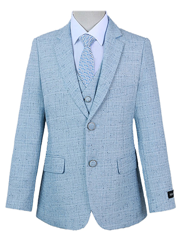 Kids World Boys' 5-Piece Luminary Linen Suit - CookiesKids.com
