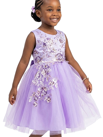Pink Butterfly Girls' Wildflower Dress - CookiesKids.com