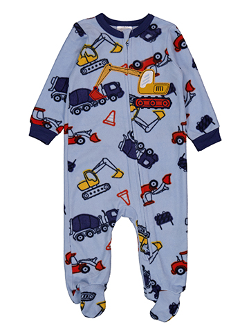 Koala Baby Infant Boys' Construction Vehicles Footed Pram - CookiesKids.com