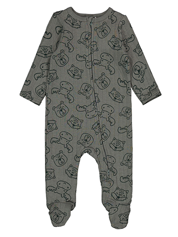 Koala Baby Infant Boys' Footed Pajamas with Animal Print - CookiesKids.com