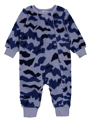 Koala Baby Infant Boys' Fleece Zip-Up Playsuit with Pattern - CookiesKids.com