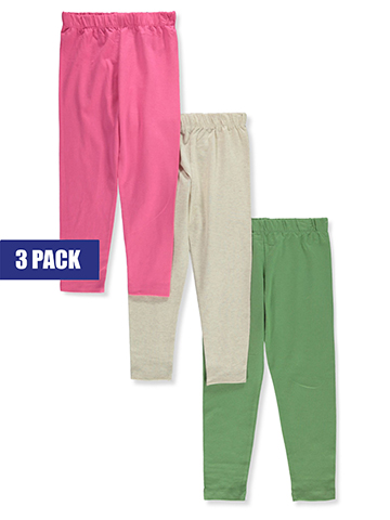 Pink Velvet Girls' 3-Pack Leggings - CookiesKids.com