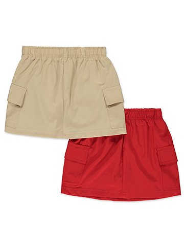 Pink Velvet Girls' 2-Pack Cargo Skorts - CookiesKids.com