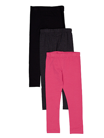 Pink Velvet Girls' 3-Piece Pull-On Leggings Set - CookiesKids.com