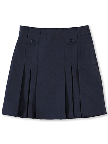 French Toast Big Girls’ Pleat and Tab Skirt (Sizes 7 - 20) - CookiesKids.com