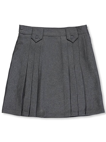 French Toast Big Girls’ Pleat and Tab Skirt (Sizes 7 - 20) - CookiesKids.com