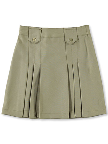 French Toast Big Girls’ Pleat and Tab Skirt (Sizes 7 - 20) - CookiesKids.com