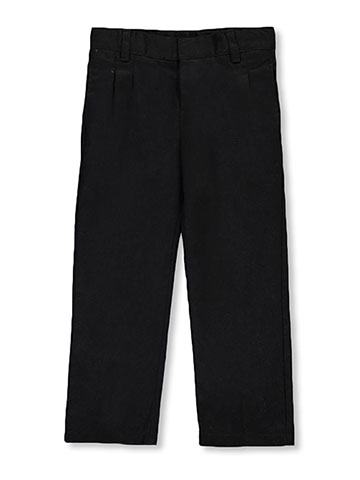 French Toast Little Boys’ Pleated Wrinkle No More Double Knee Pants (Sizes 4 - 7) - CookiesKids.com