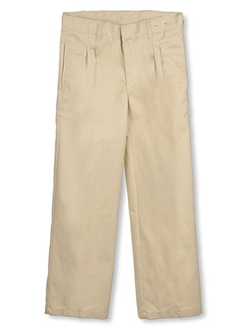 French Toast Boys' Husky Wrinkle No More Relaxed Fit Pants - CookiesKids.com