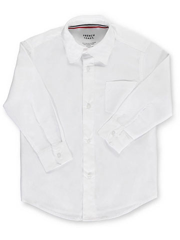 French Toast Unisex L/S Button-Down Shirt (Sizes 8 - 20) - CookiesKids.com