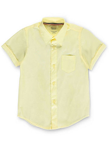 French Toast Unisex S/S Button-Down Shirt (Sizes 8 - 20) - CookiesKids.com