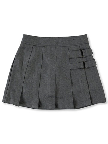 French Toast Big Girls’ Pleated Scooter with Side Buckle Accent (Sizes 7 - 20) - CookiesKids.com
