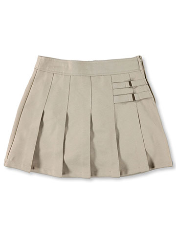 French Toast Big Girls’ Pleated Scooter with Side Buckle Accent (Sizes 7 - 20) - CookiesKids.com
