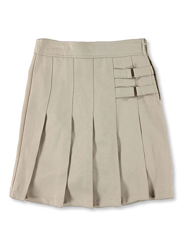 French Toast Big Girls’ Plus Two Tab Pleated Skort - CookiesKids.com